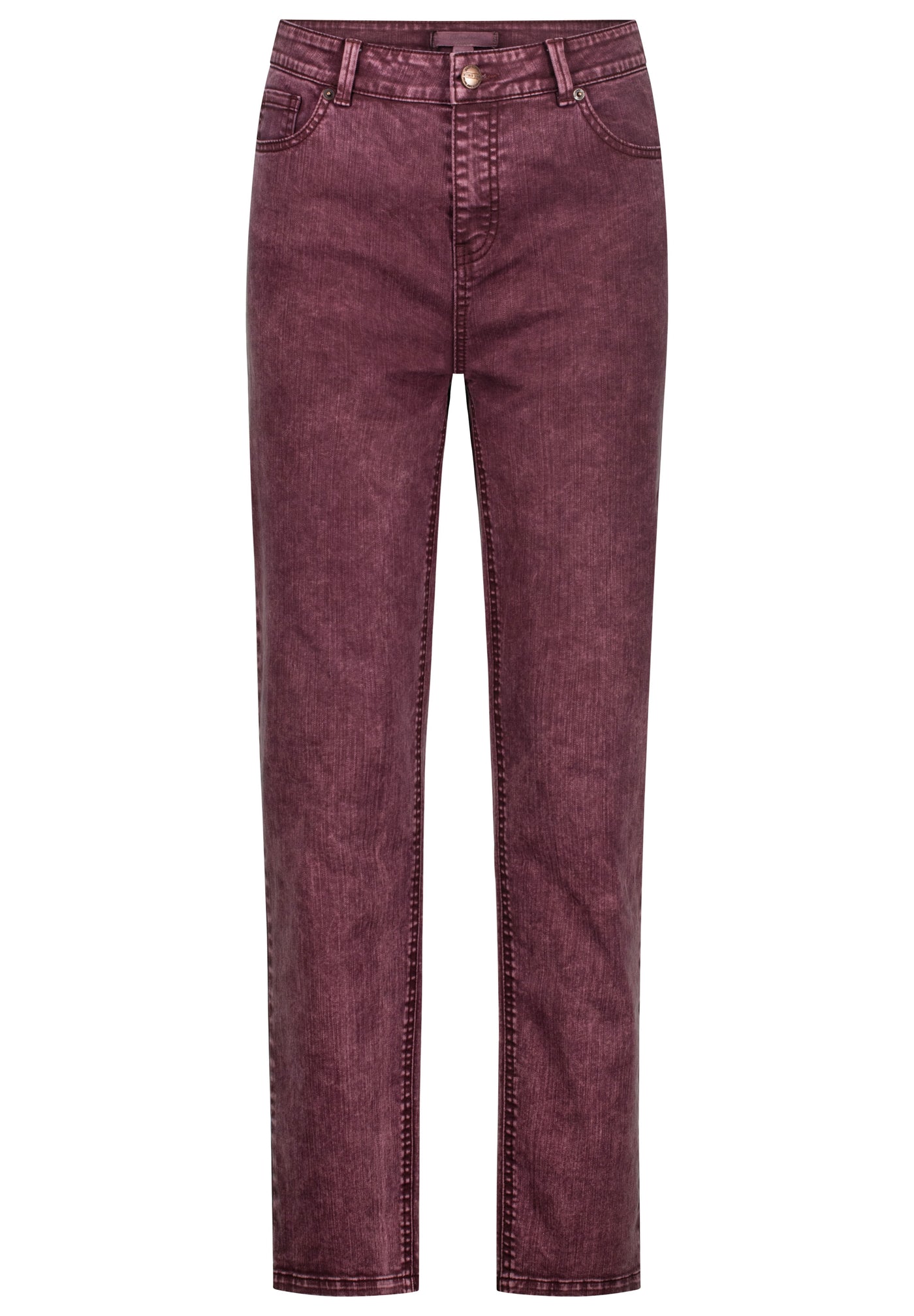 EGGPLANT SNOW WASHED TWILL PANTS