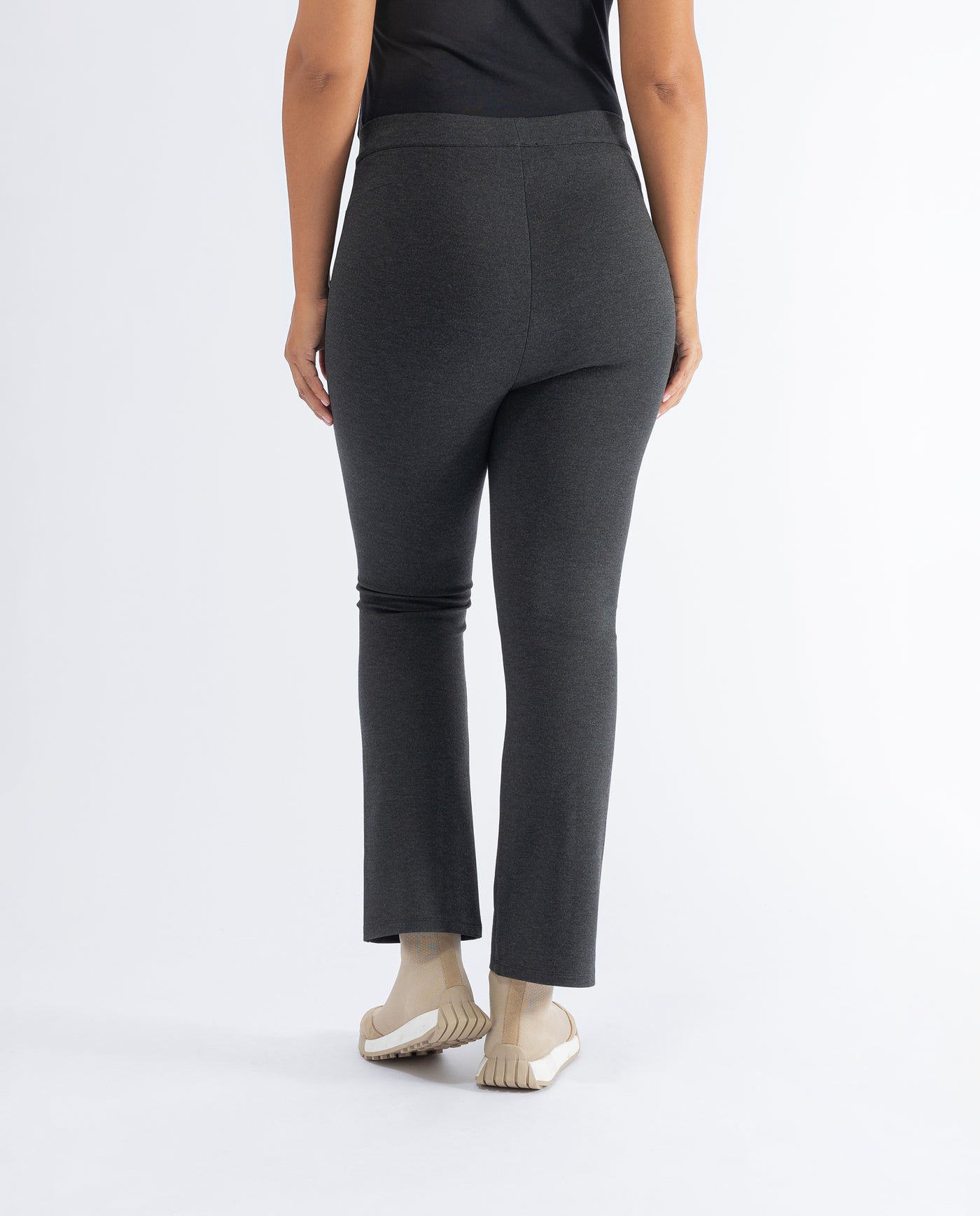 JASPER GRAY PUSH UP FLARED LEGGINGS