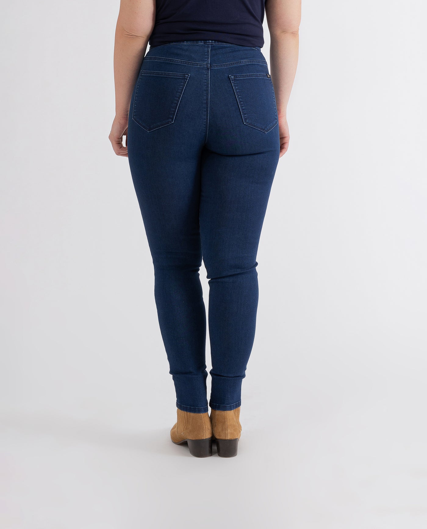 MEDIUM BLUE BASIC JEGGINGS