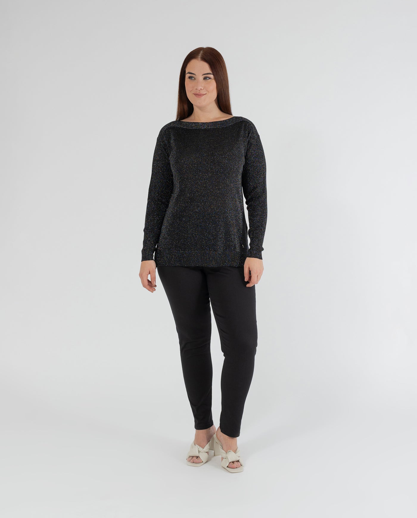 LEGGINGS IN COTONE NERO