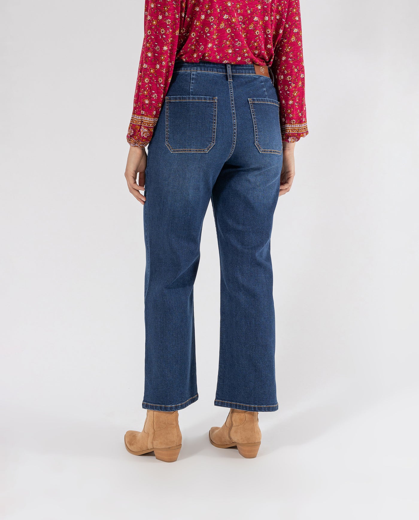 JEANS IN EVA CON CUCITURA CENTRALE BLU