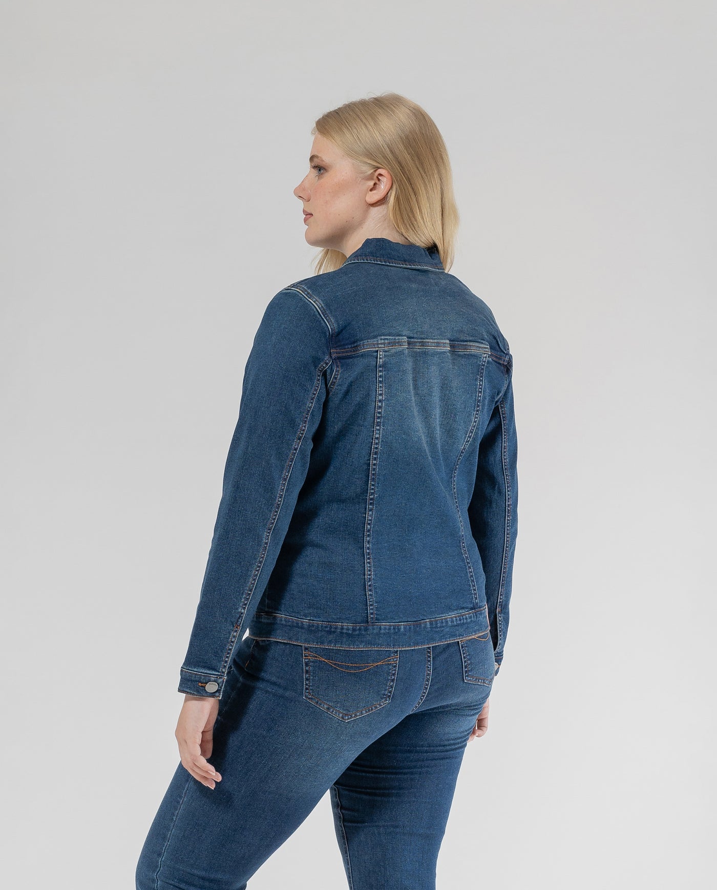 CAZADORA DENIM AZUL OSCURO