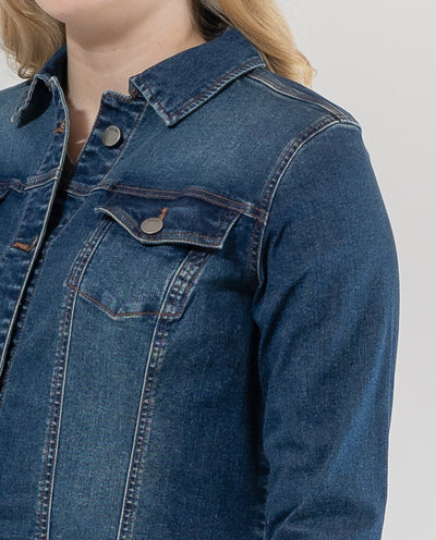 CAZADORA DENIM AZUL OSCURO