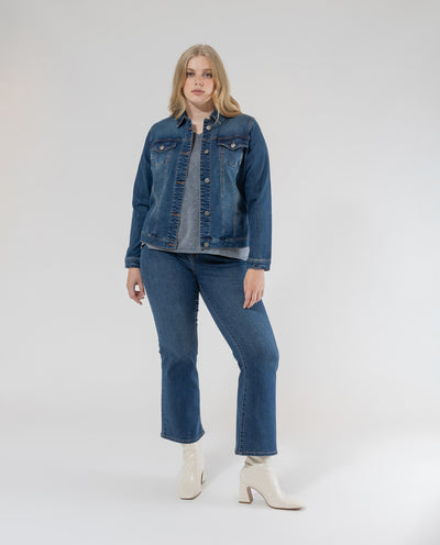 CAZADORA DENIM AZUL OSCURO