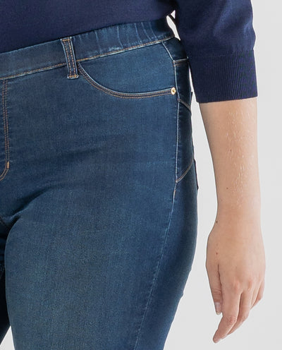 JEGGINS PUSH UP CON BOLSILLOS STRASS AZUL OSCURO