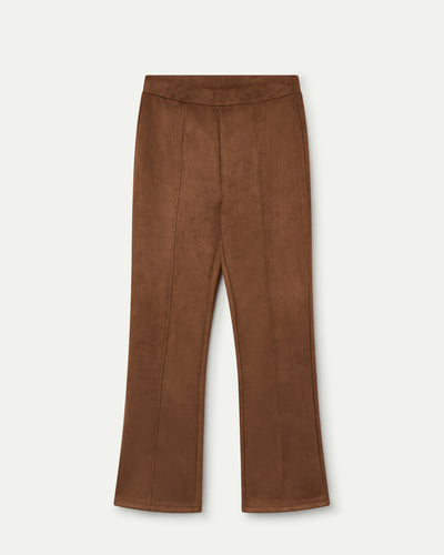LEGGINGS BAJO EVASE EFECTO ANTE MARRÓN
