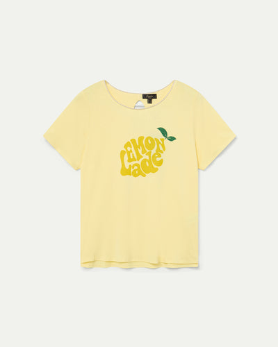CAMISETA ESTAMPADO POSICIONAL LIMON AMARILLO CLARO