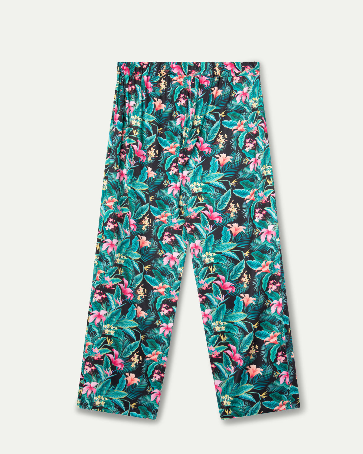 PANTALON ESTAMPADO FLORAL  NEGRO