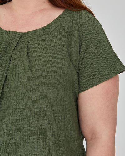 CAMISETA CON FUELLE DELANTERO VERDE