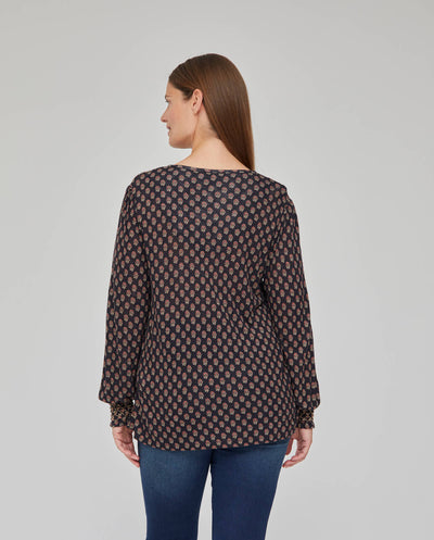 CAMISETA ESTAMPADA CON NIDO ABEJA  MARRÓN