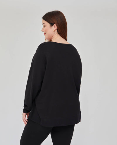 JERSEY ESCOTE PICO CON STRASS NEGRO