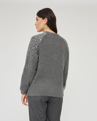 JERSEY LENTEJUELA DEGRADADA GRIS