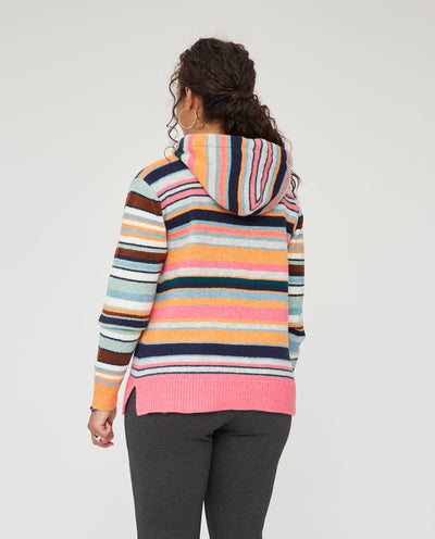 JERSEY RAYAS COLORES  CON CAPUCHA  MULTICOLOR