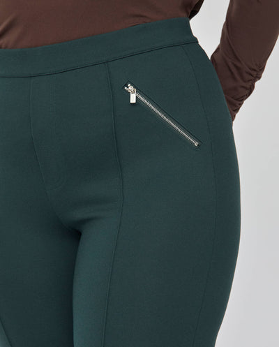 LEGGINS BOLSILLOS CON CREMALLERA VERDE
