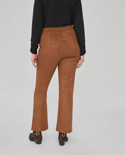 LEGGINGS BAJO EVASE EFECTO ANTE MARRÓN