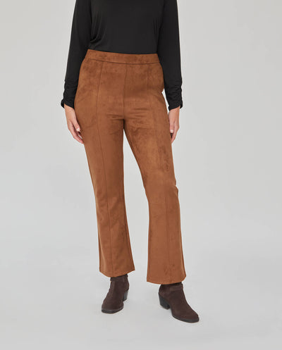 LEGGINGS BAJO EVASE EFECTO ANTE MARRÓN