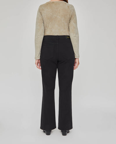 PANTALON CINCO BOLSILLOS BORDADO EN BOLSILLOS NEGRO