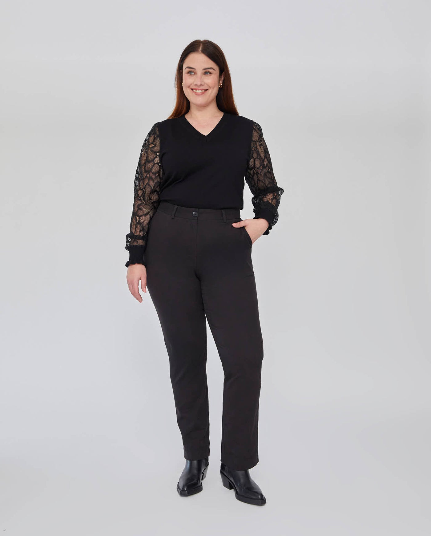 PANTALON ESTILO CHINO NEGRO