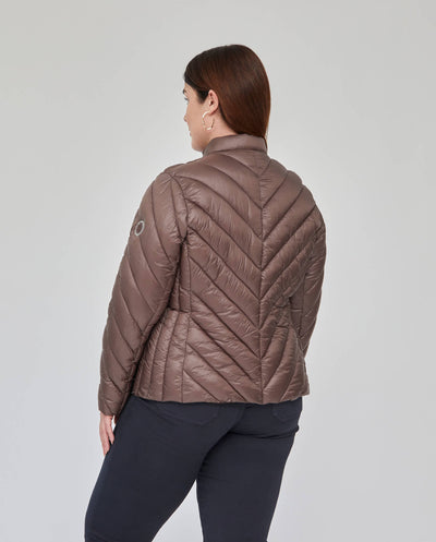 PARKA CORTA MANGA LARGA CON CAPUCHA OCULTA TOPO